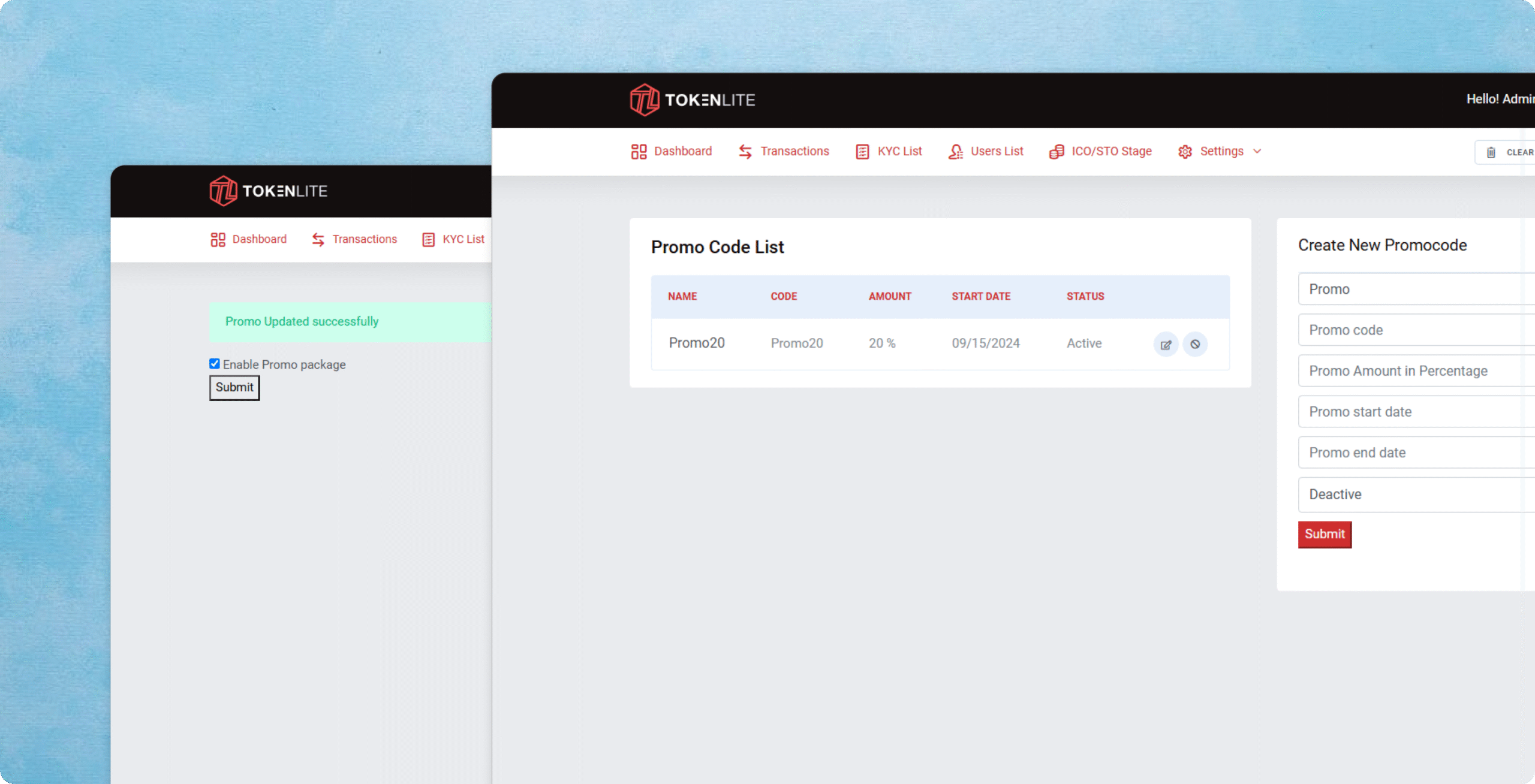 Smart Discounts Manager For Tokenlite