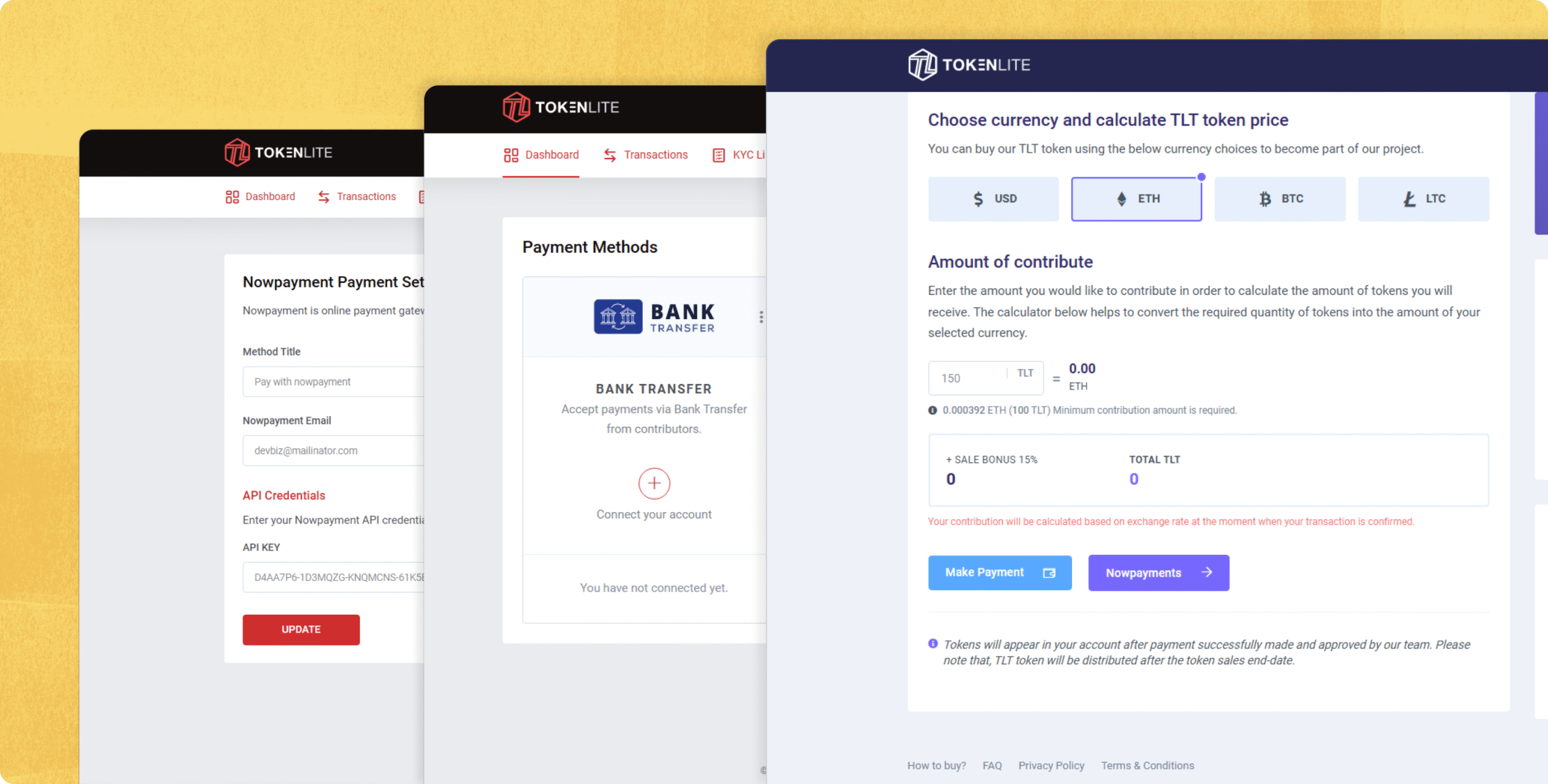 NowPayment Gateway for Tokenlite