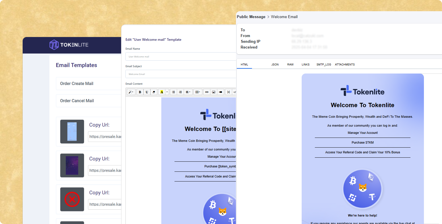 SmartMail Designer for Tokenlite